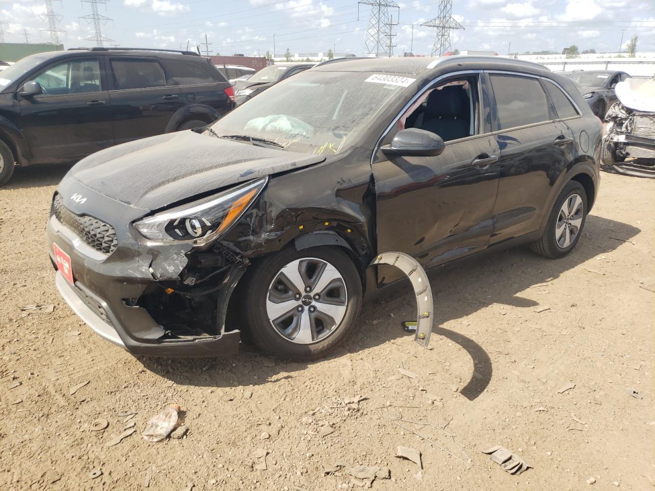 2022 KIA NIRO LX VIN:KNDCB3LC0N5508896