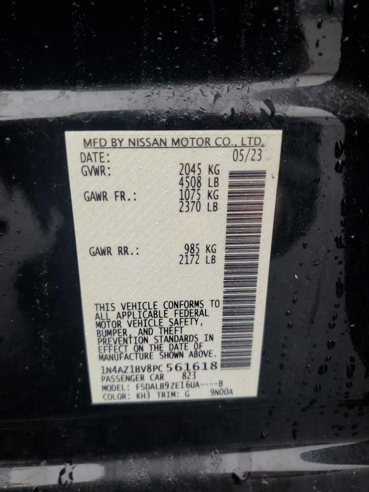 2023 NISSAN LEAF S VIN:1N4AZ1BV8PC561618