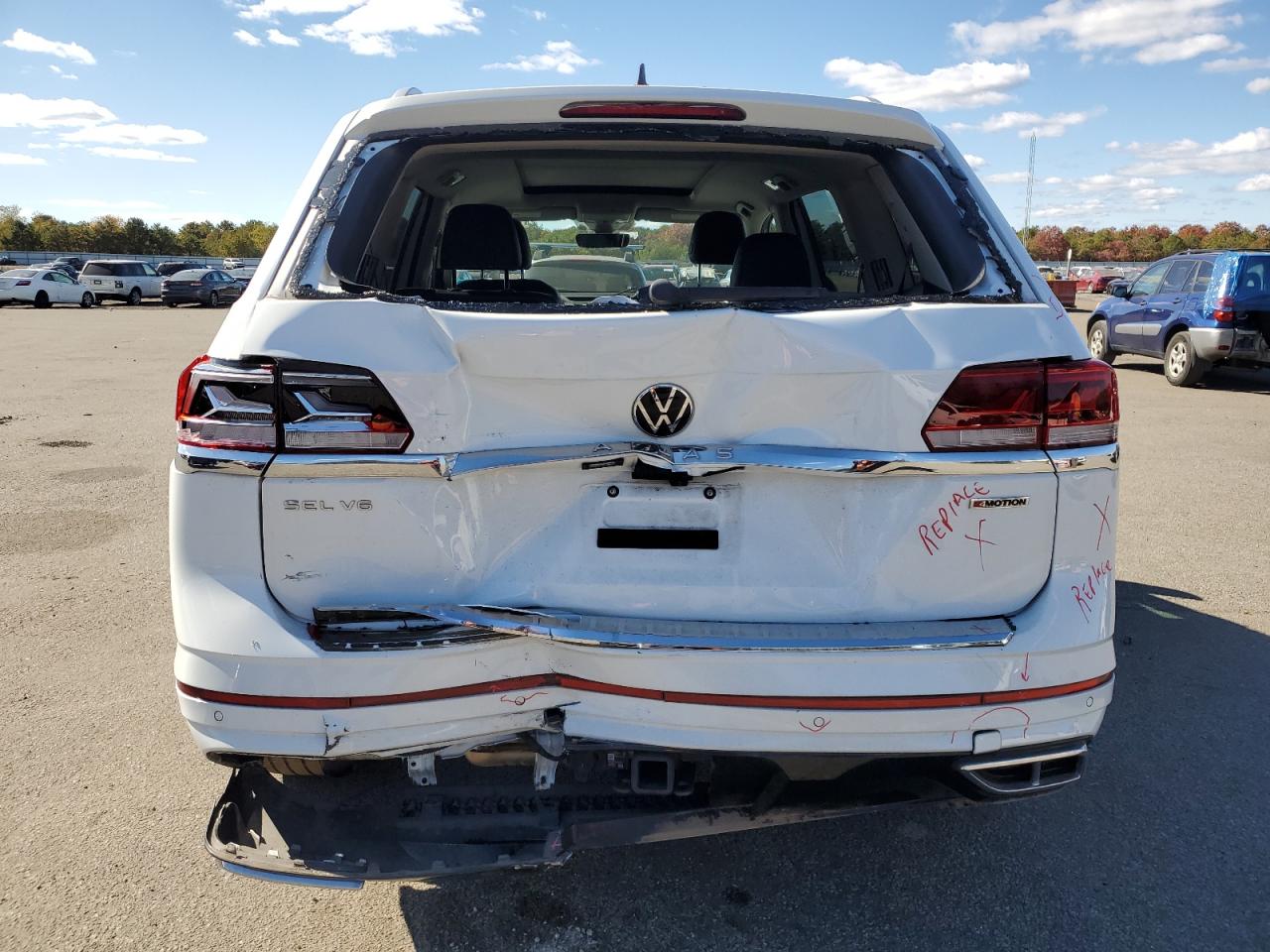 2022 VOLKSWAGEN ATLAS SEL PREMIUM R-LINE VIN:1V2FR2CA3NC514185