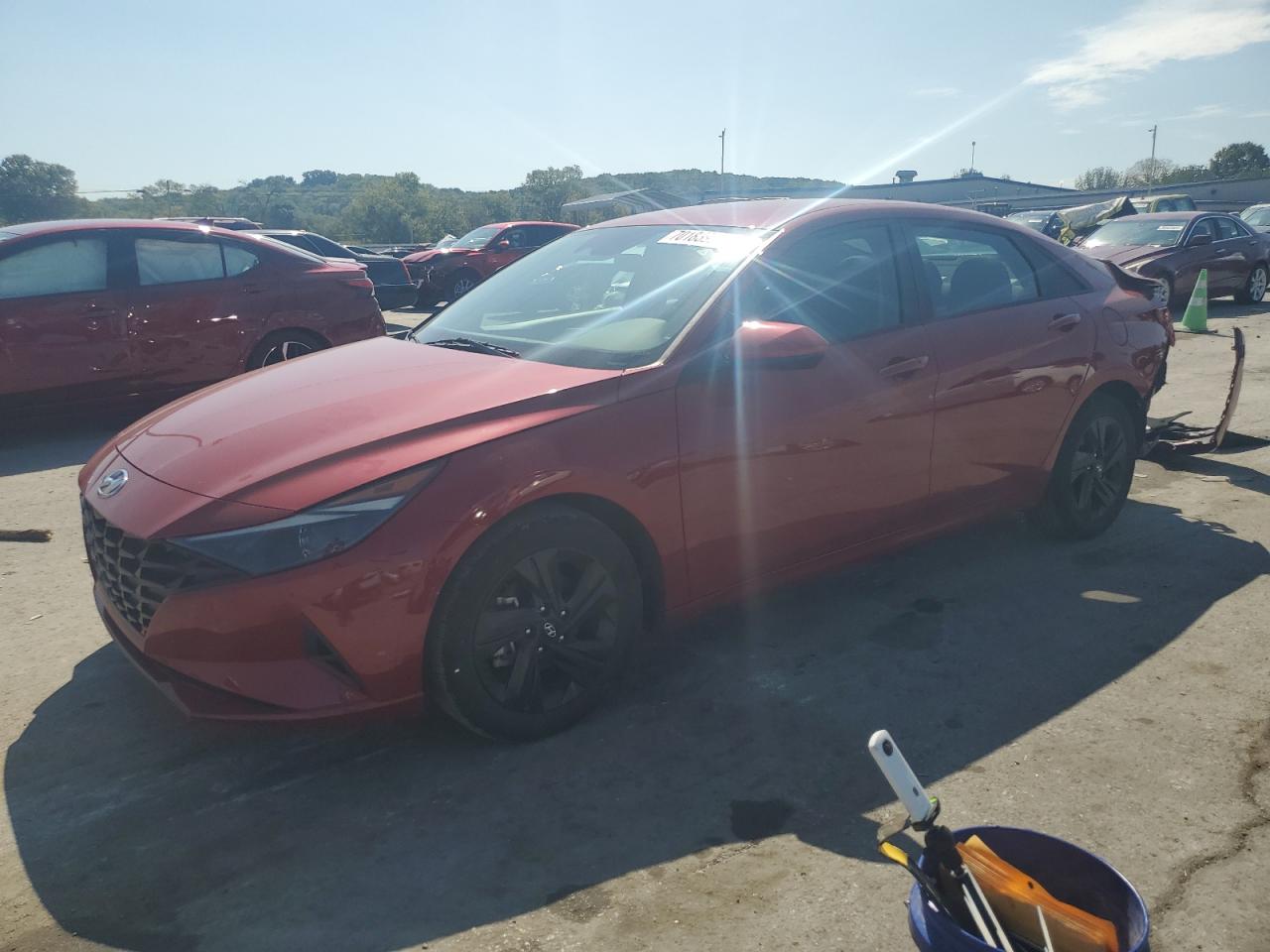 2022 HYUNDAI ELANTRA SEL VIN:KMHLM4AG6NU364391