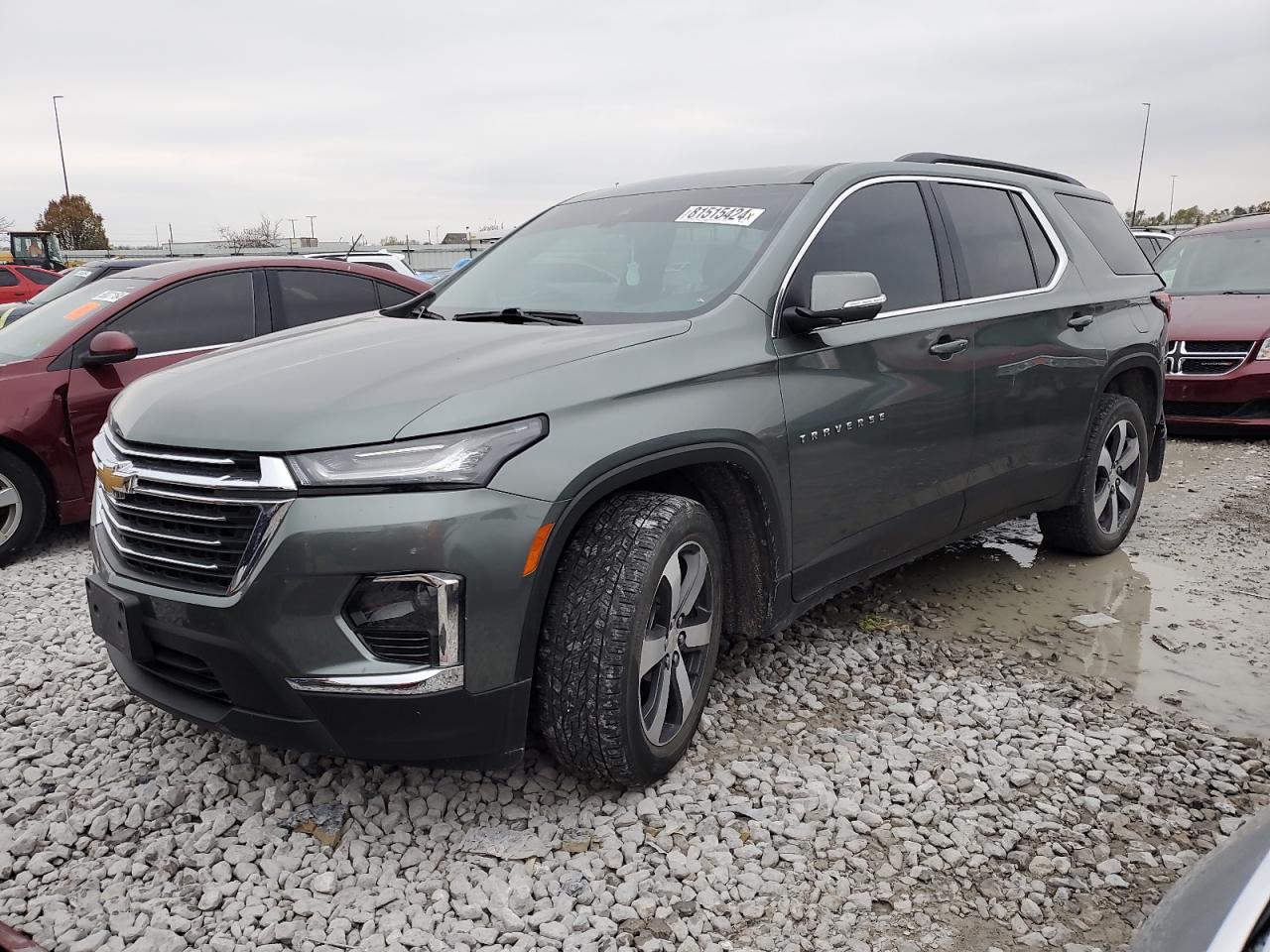 2022 CHEVROLET TRAVERSE LT VIN:1GNERHKW2NJ100475