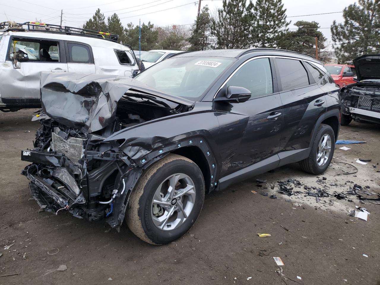 2022 HYUNDAI TUCSON SEL VIN:5NMJBCAE4NH132406