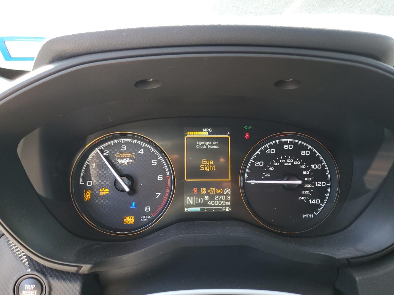 2022 SUBARU FORESTER WILDERNESS VIN:JF2SKAMC6NH519433