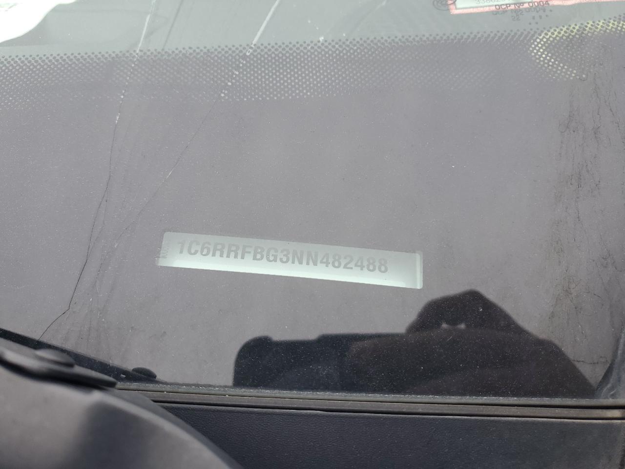 2022 RAM 1500 BIG HORN/LONE STAR VIN:1C6RRFBG3NN482488