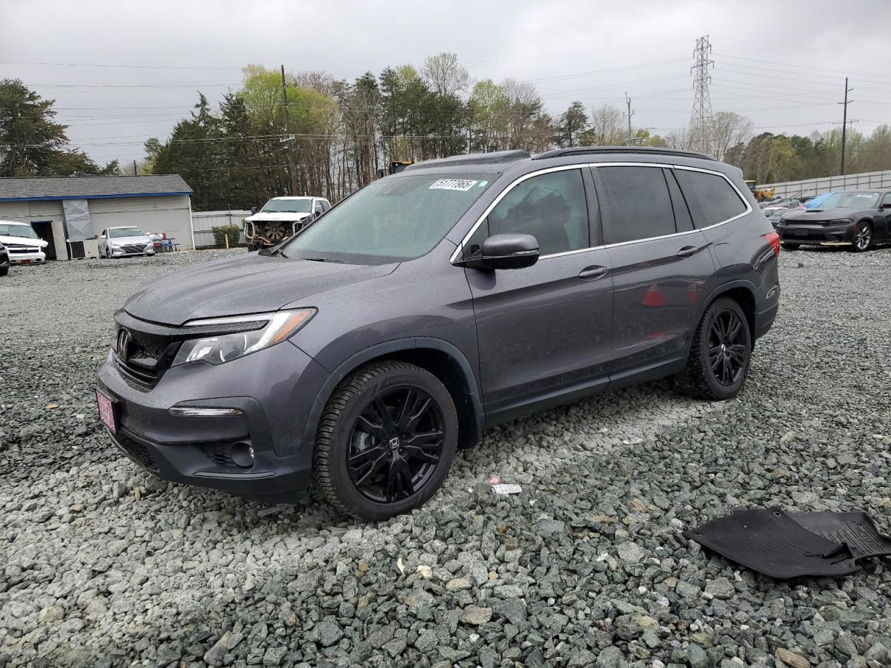 2022 HONDA PILOT SE VIN:5FNYF5H21NB023624