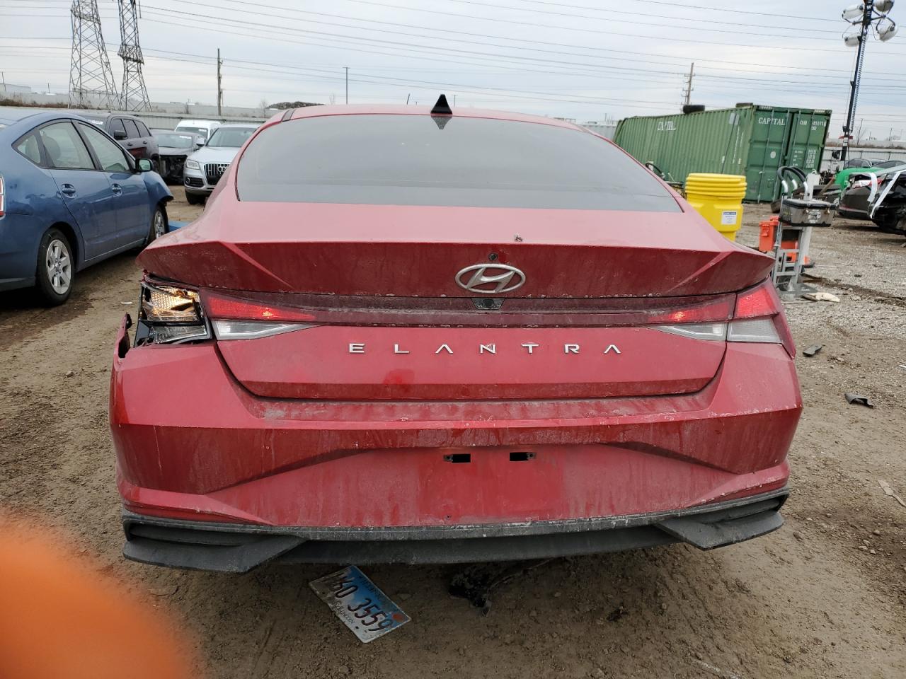 2022 HYUNDAI ELANTRA SEL VIN:5NPLS4AG4NH057029