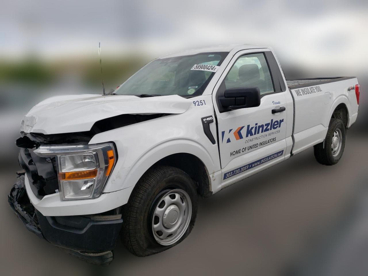 2022 FORD F150  VIN:1FTMF1E57NKD69251