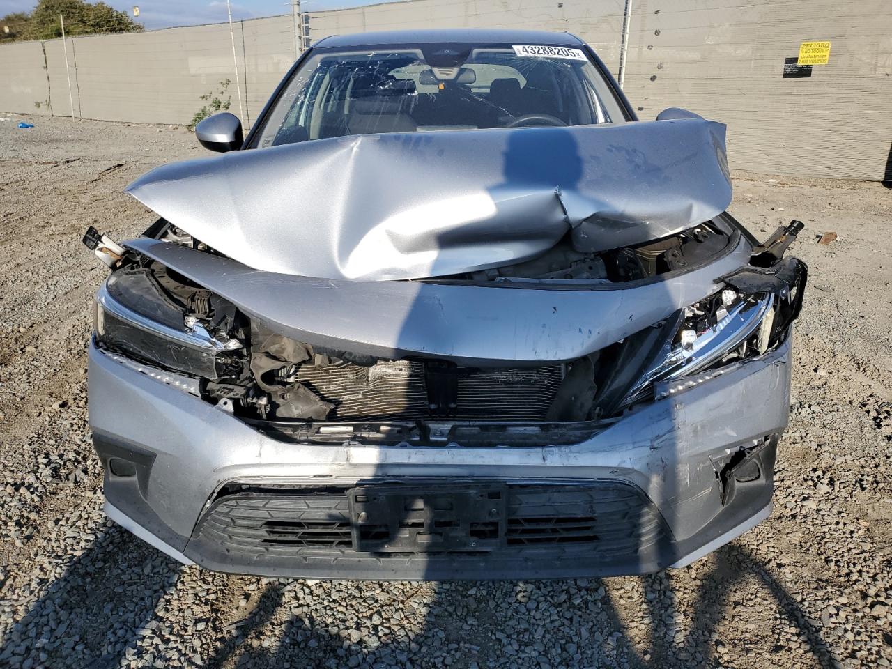2022 HONDA CIVIC LX VIN:19XFL2H57NE013811