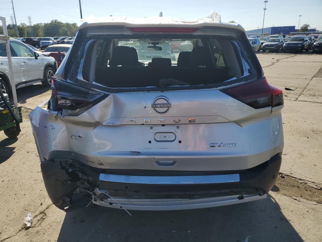 2022 NISSAN ROGUE SV VIN:5N1BT3BB1NC724717