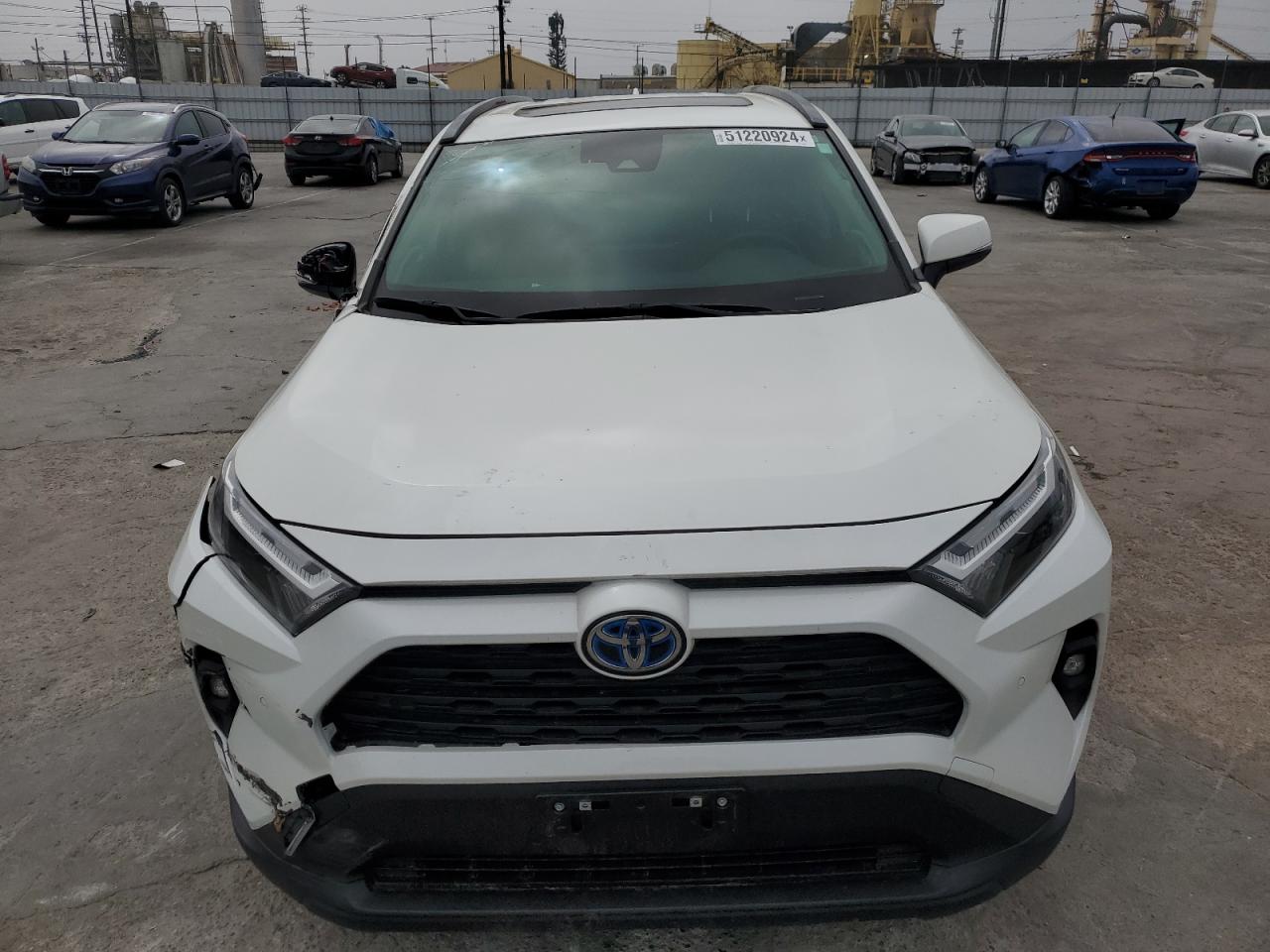 2022 TOYOTA RAV4 XLE PREMIUM VIN:JTMB6RFV2ND523504