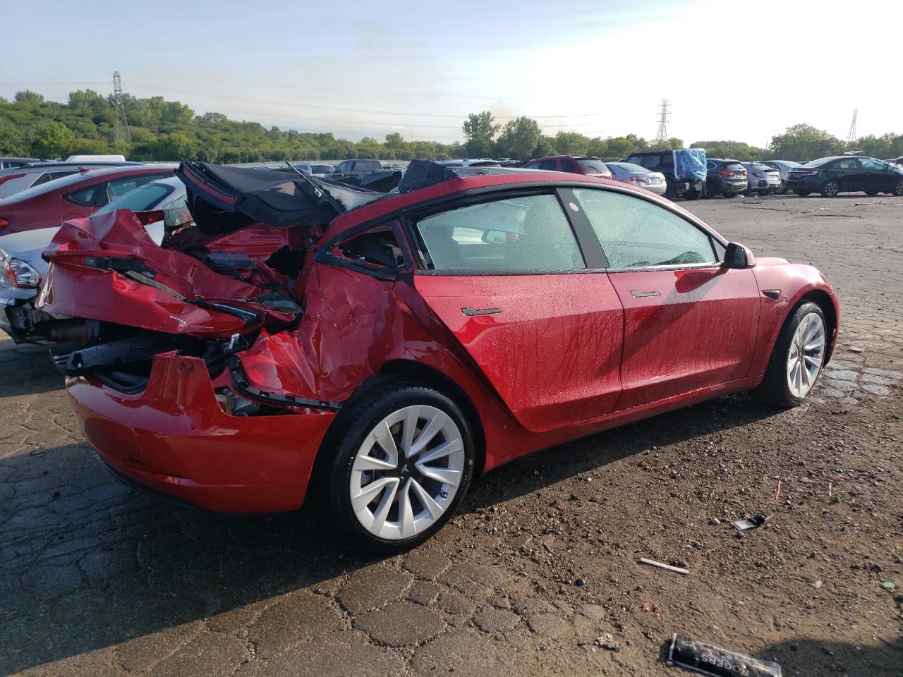 2023 TESLA MODEL 3  VIN:5YJ3E1EB1PF471357