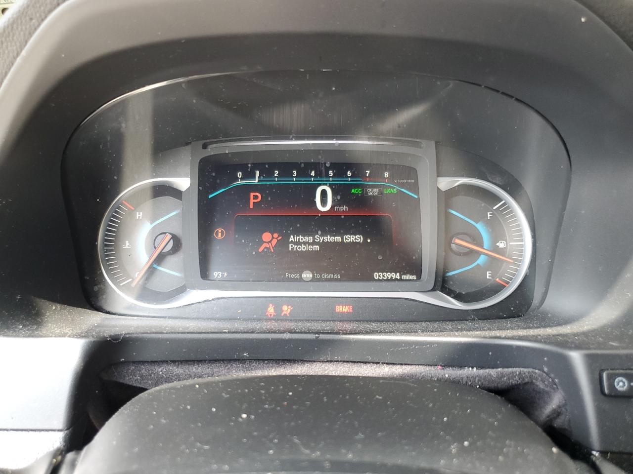 2022 HONDA PILOT TOURING VIN:5FNYF6H94NB001099