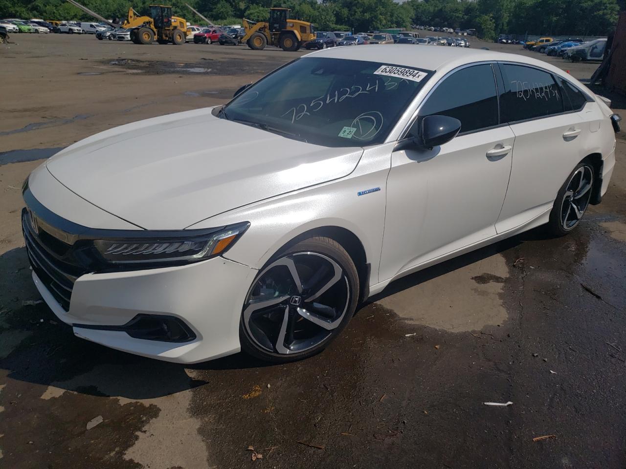 2022 HONDA ACCORD HYBRID SPORT VIN:1HGCV3F28NA034506