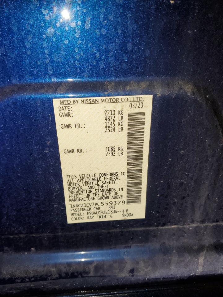 2023 NISSAN LEAF SV PLUS VIN:1GNKRHKD4EJ156080