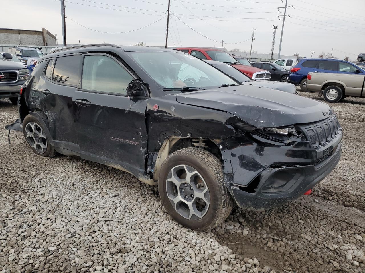 2022 JEEP COMPASS TRAILHAWK VIN:3C4NJDDB1NT103895