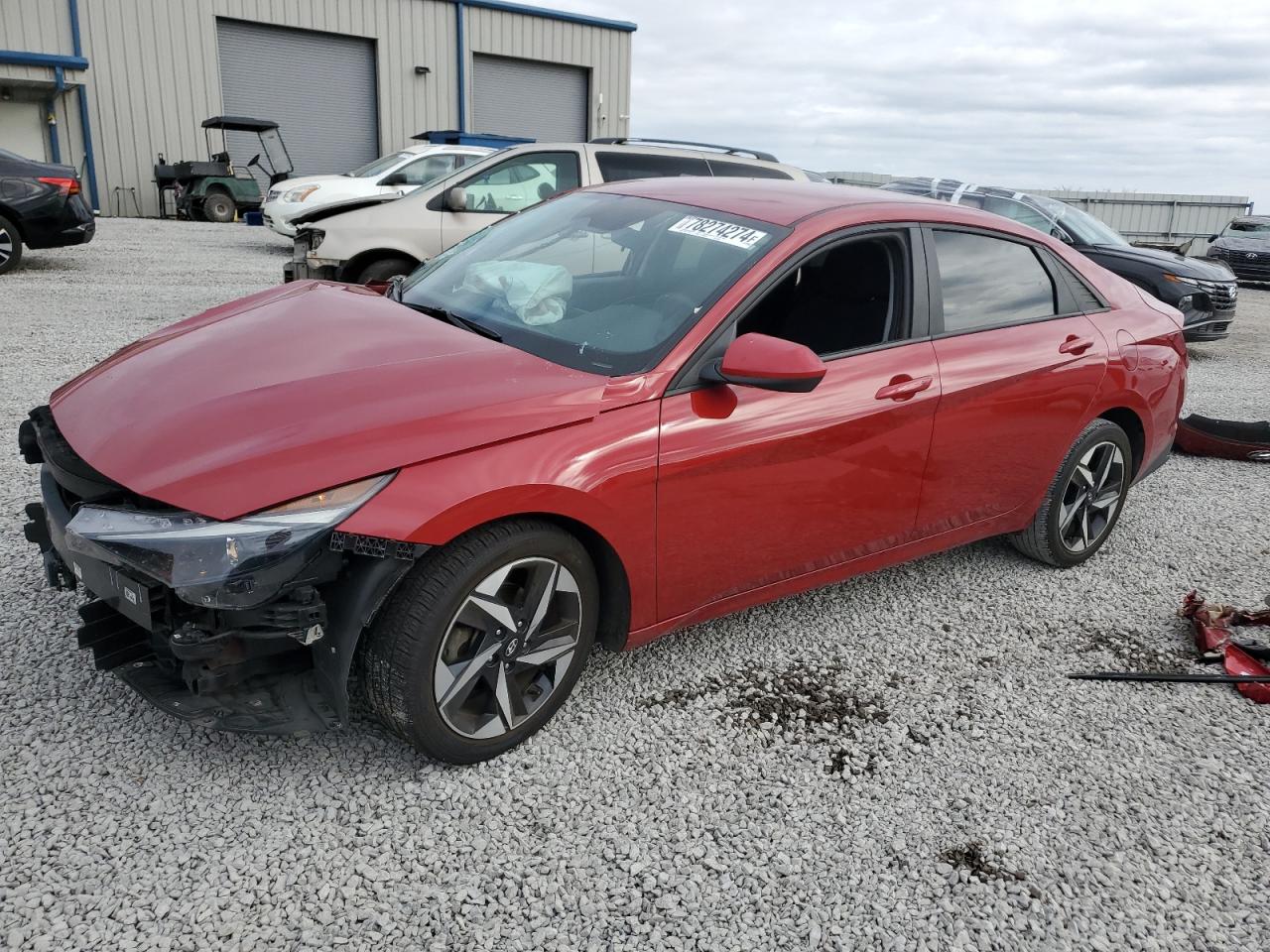 2023 HYUNDAI ELANTRA SEL VIN:KMHLS4AG3PU386907