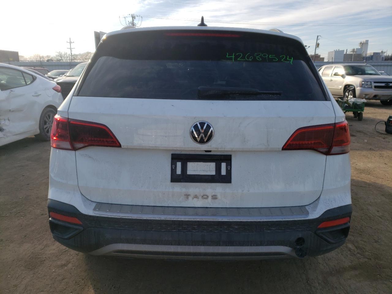 2023 VOLKSWAGEN TAOS S VIN:3VVCX7B20PM369577