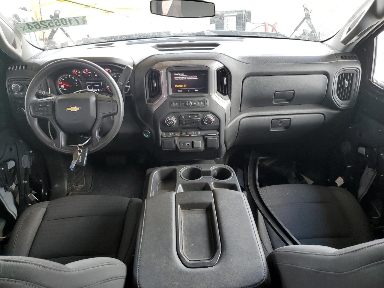 2022 CHEVROLET SILVERADO K1500 CUSTOM VIN:1GCPDBEK9NZ577198