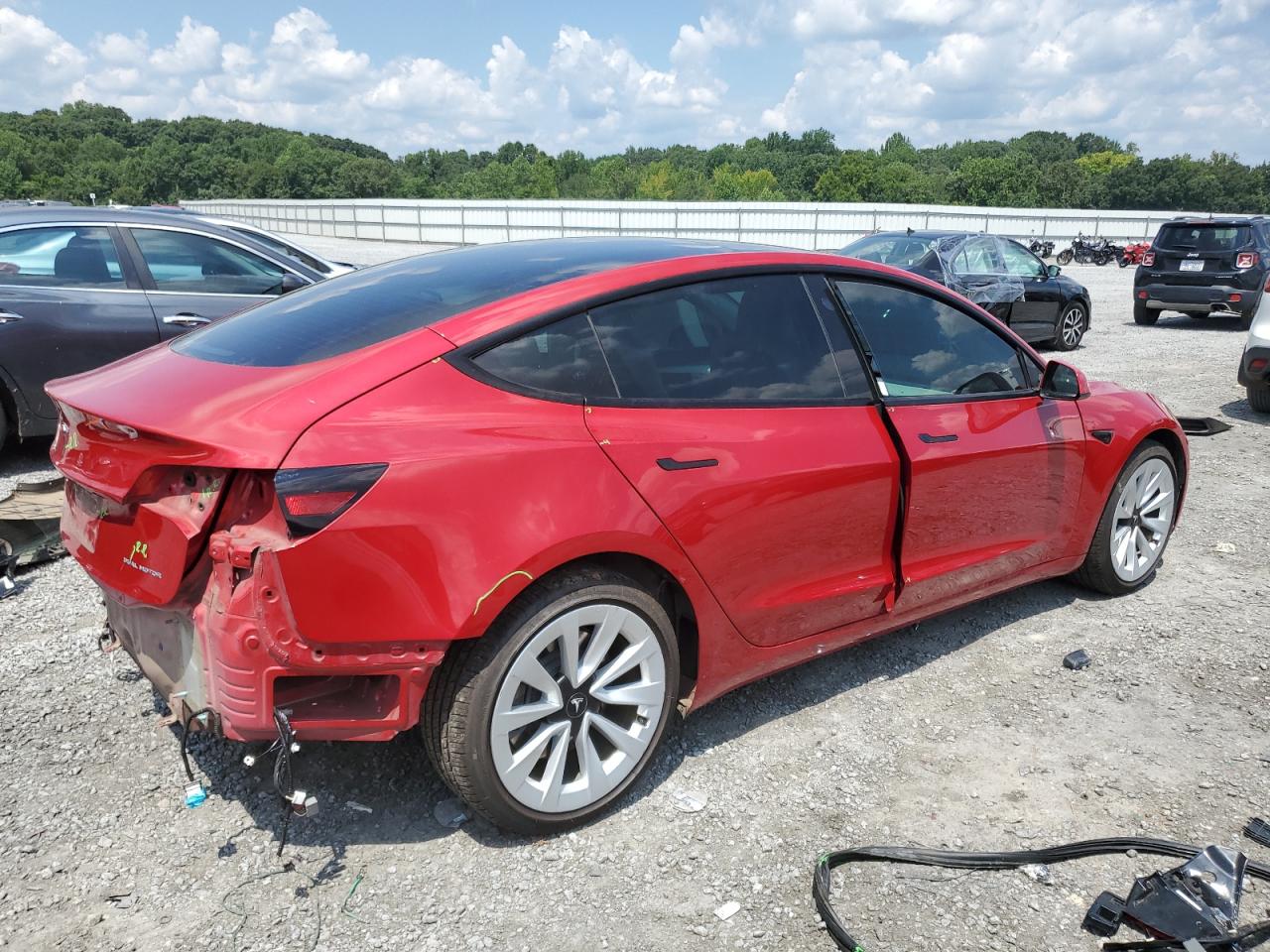 2022 TESLA MODEL 3  VIN:5YJ3E1EB2NF345120