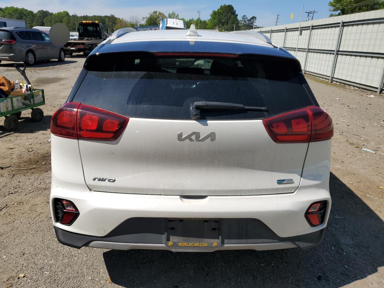 2022 KIA NIRO LX VIN:KNDCB3LC6N5527467