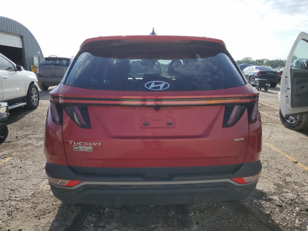 2022 HYUNDAI TUCSON SEL VIN:5NMJCCAE7NH077043