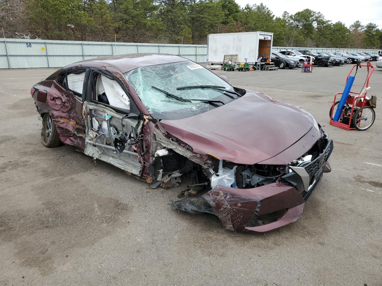 2022 NISSAN SENTRA SV VIN:3N1AB8CV5NY246398