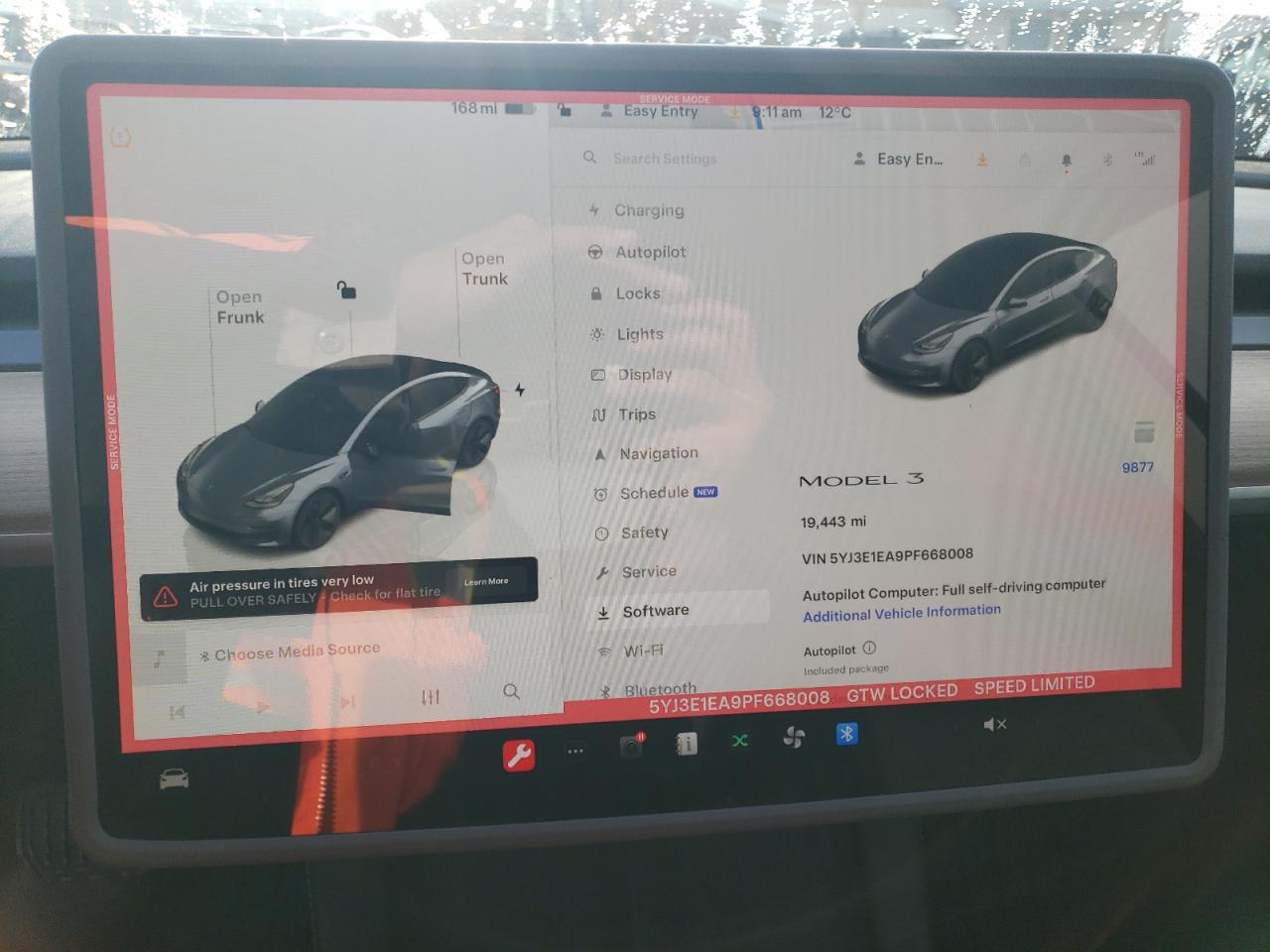 2023 TESLA MODEL 3  VIN:5YJ3E1EA9PF668008