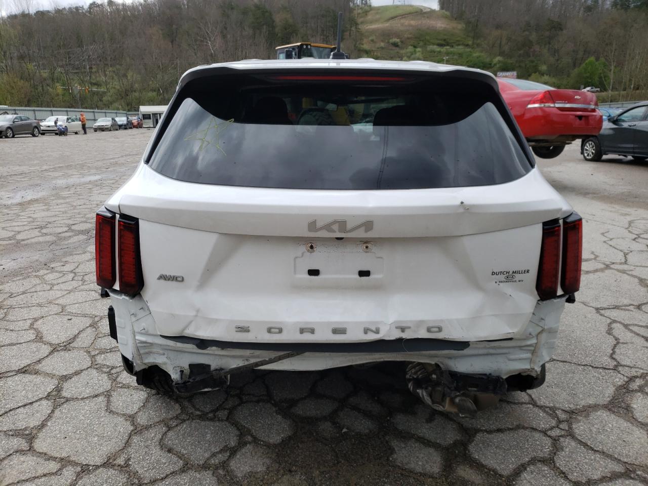 2022 KIA SORENTO LX VIN:5XYRGDLC1NG148837