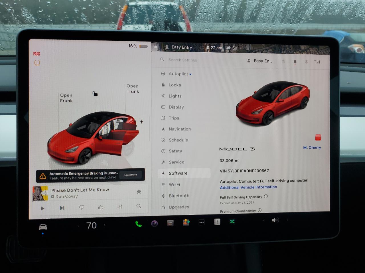 2022 TESLA MODEL 3  VIN:5YJ3E1EA0NF200567