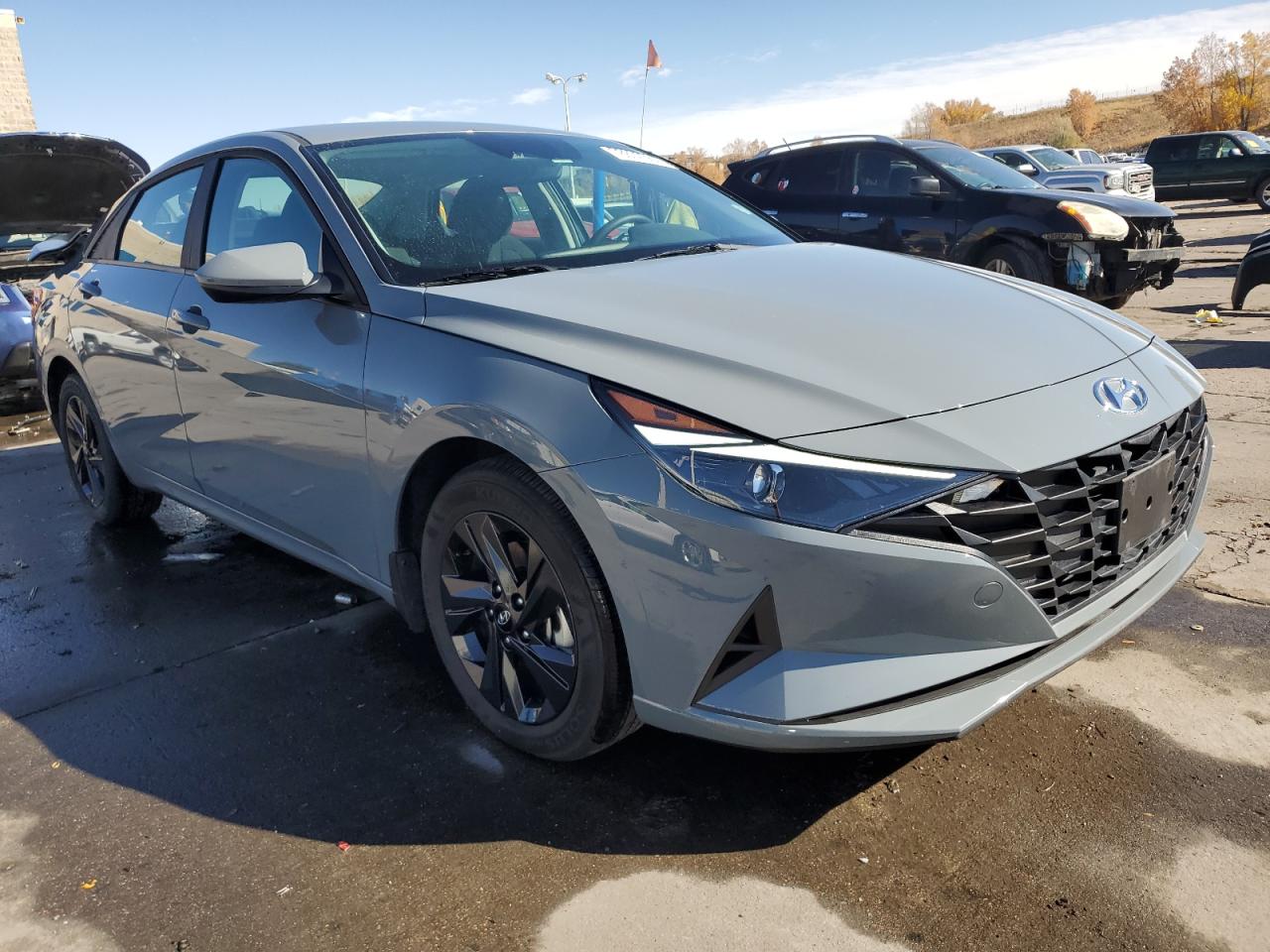 2023 HYUNDAI ELANTRA BLUE VIN:KMHLM4AJ3PU044718