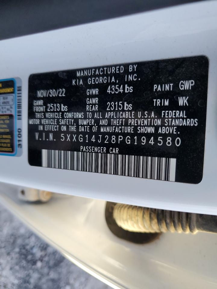 2023 KIA K5 LXS VIN:5XXG14J28PG194580