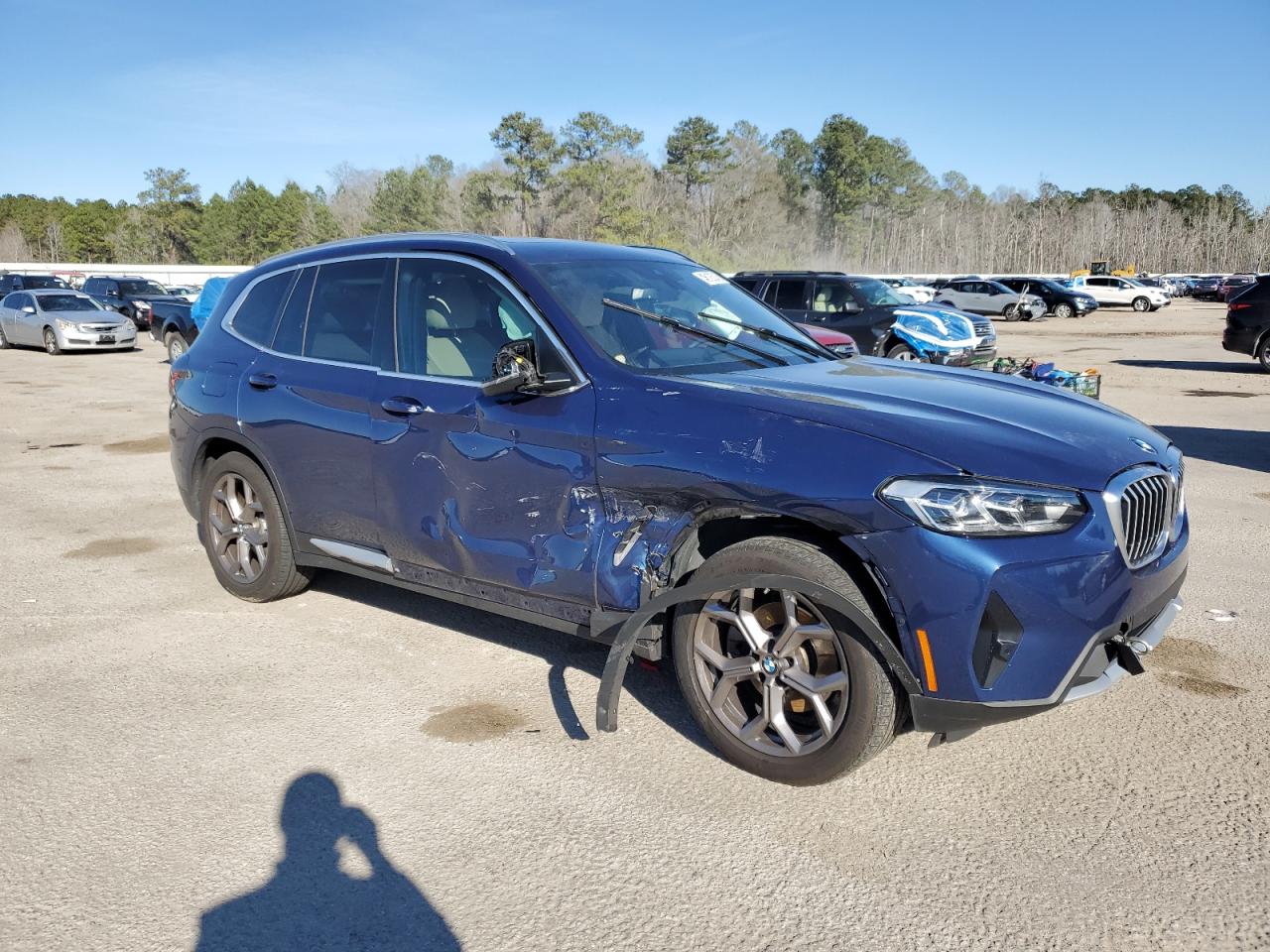 2022 BMW X3 XDRIVE30I VIN:WBX57DP06NN155292
