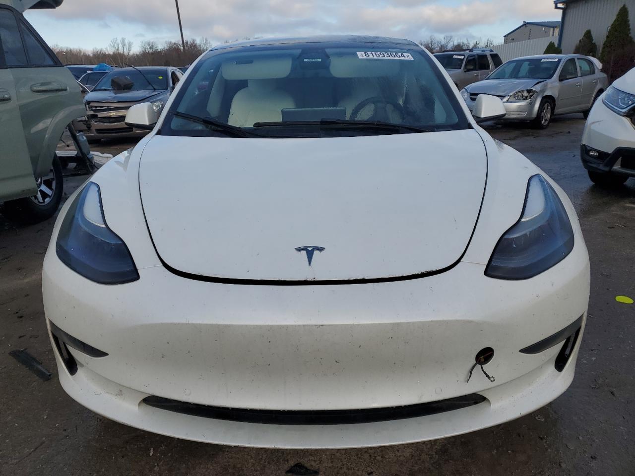 2022 TESLA MODEL 3  VIN:5YJ3E1EB2NF196692