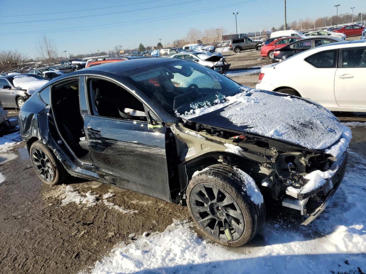 2022 TESLA MODEL Y  VIN:7SAYGDEE4NA018004