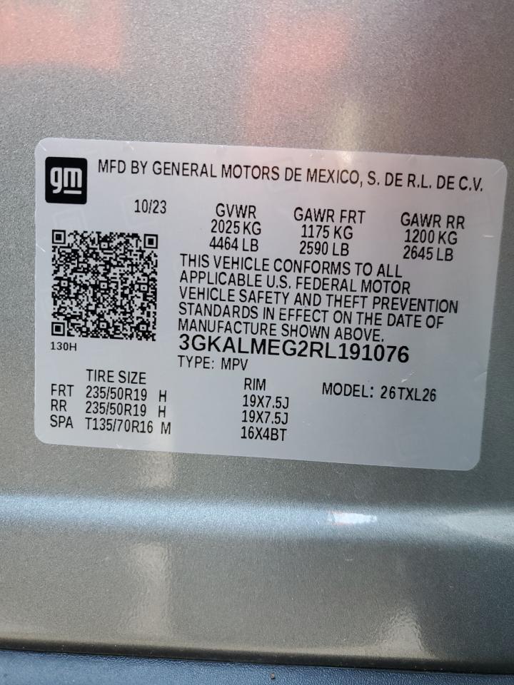 2024 GMC TERRAIN SLE VIN:3GKALMEG2RL191076
