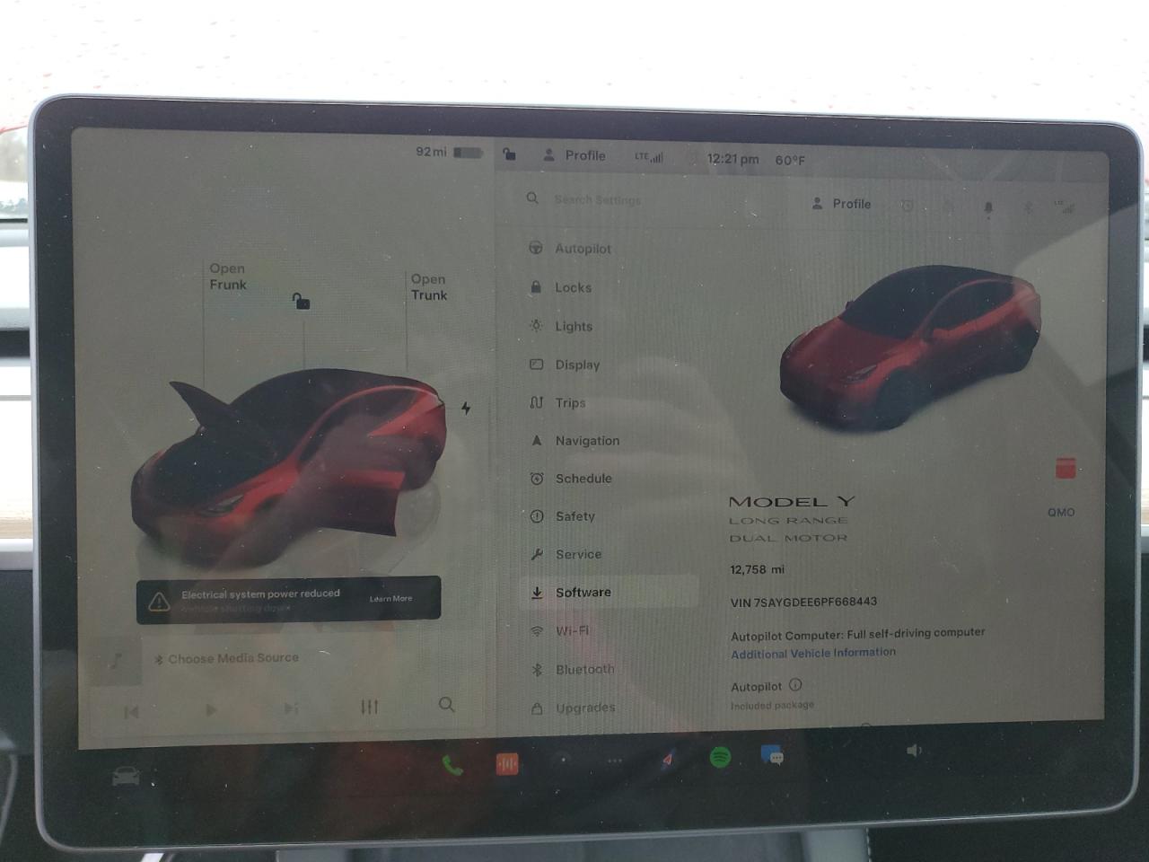 2023 TESLA MODEL Y  VIN:7SAYGDEE6PF668443