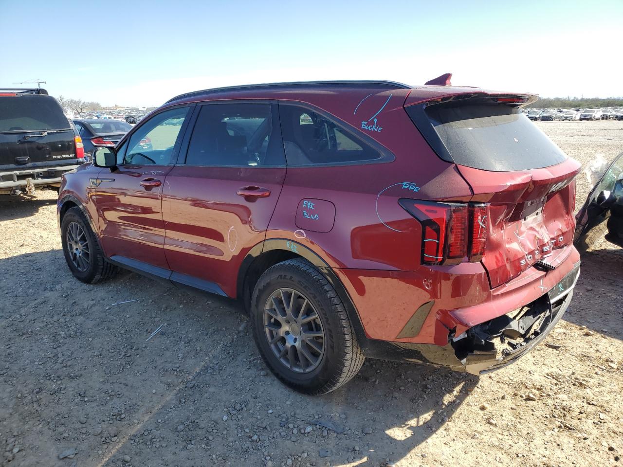 2022 KIA SORENTO EX VIN:5XYRH4LF4NG088446