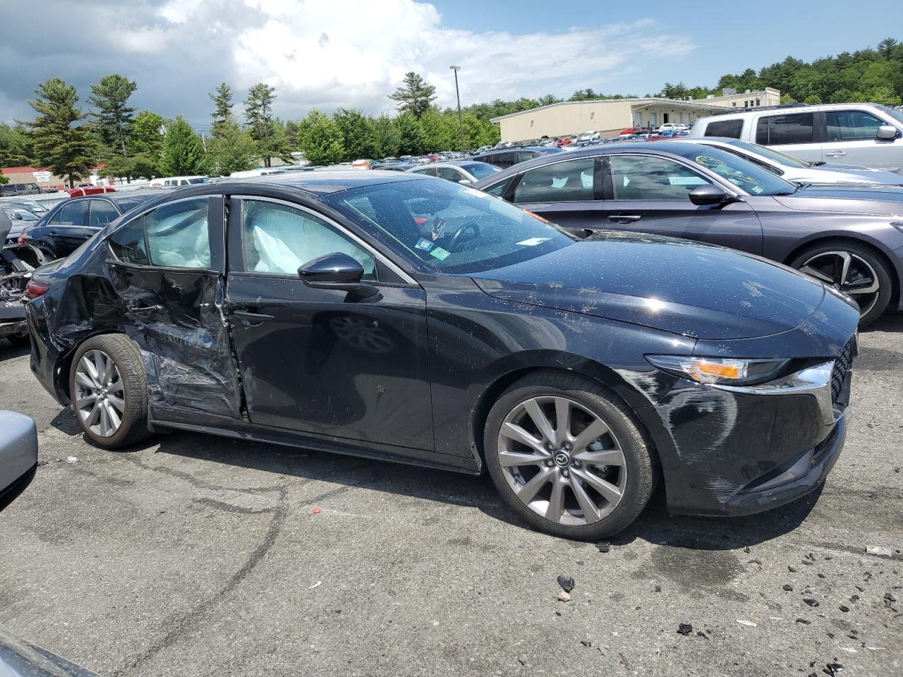 2022 MAZDA 3 SELECT VIN:3MZBPABL7NM314909