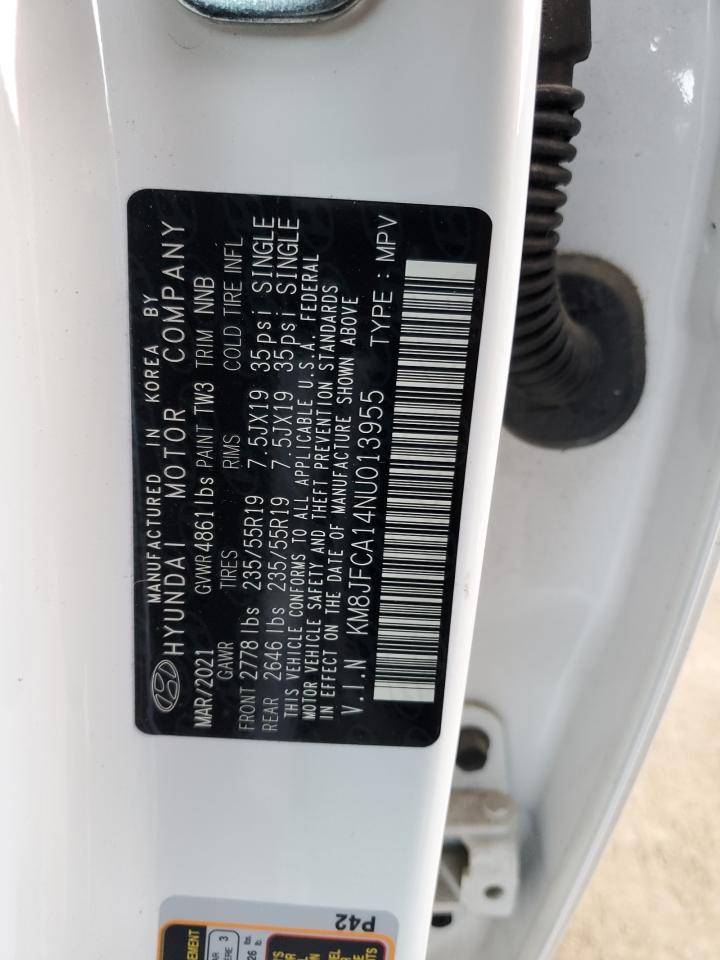 2022 HYUNDAI TUCSON SEL CONVENIENCE VIN:1GC4YME77PF119887