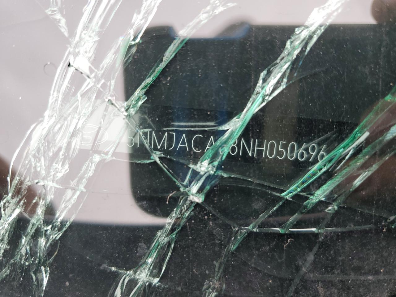 2022 HYUNDAI TUCSON SE VIN:5NMJACAE8NH050696