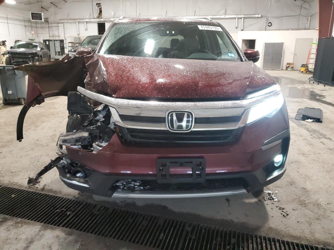 2022 HONDA PILOT ELITE VIN:5FNYF6H09NB072333