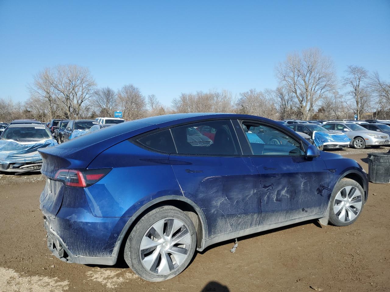 2022 TESLA MODEL Y  VIN:7SAYGDEE7NA019888