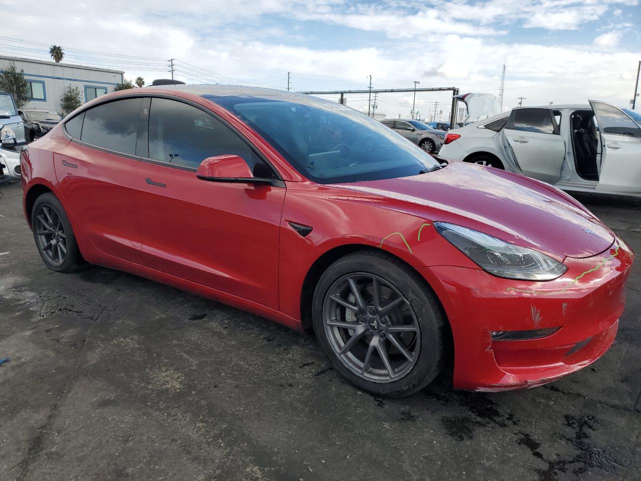 2022 TESLA MODEL 3  VIN:5YJ3E1EB0NF134417