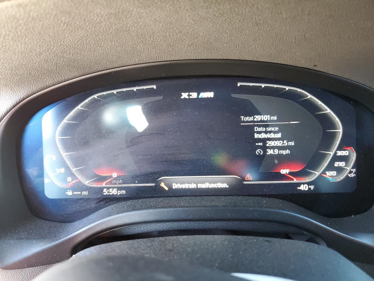 2023 BMW X3 M VIN:5YM13EC03P9P70498