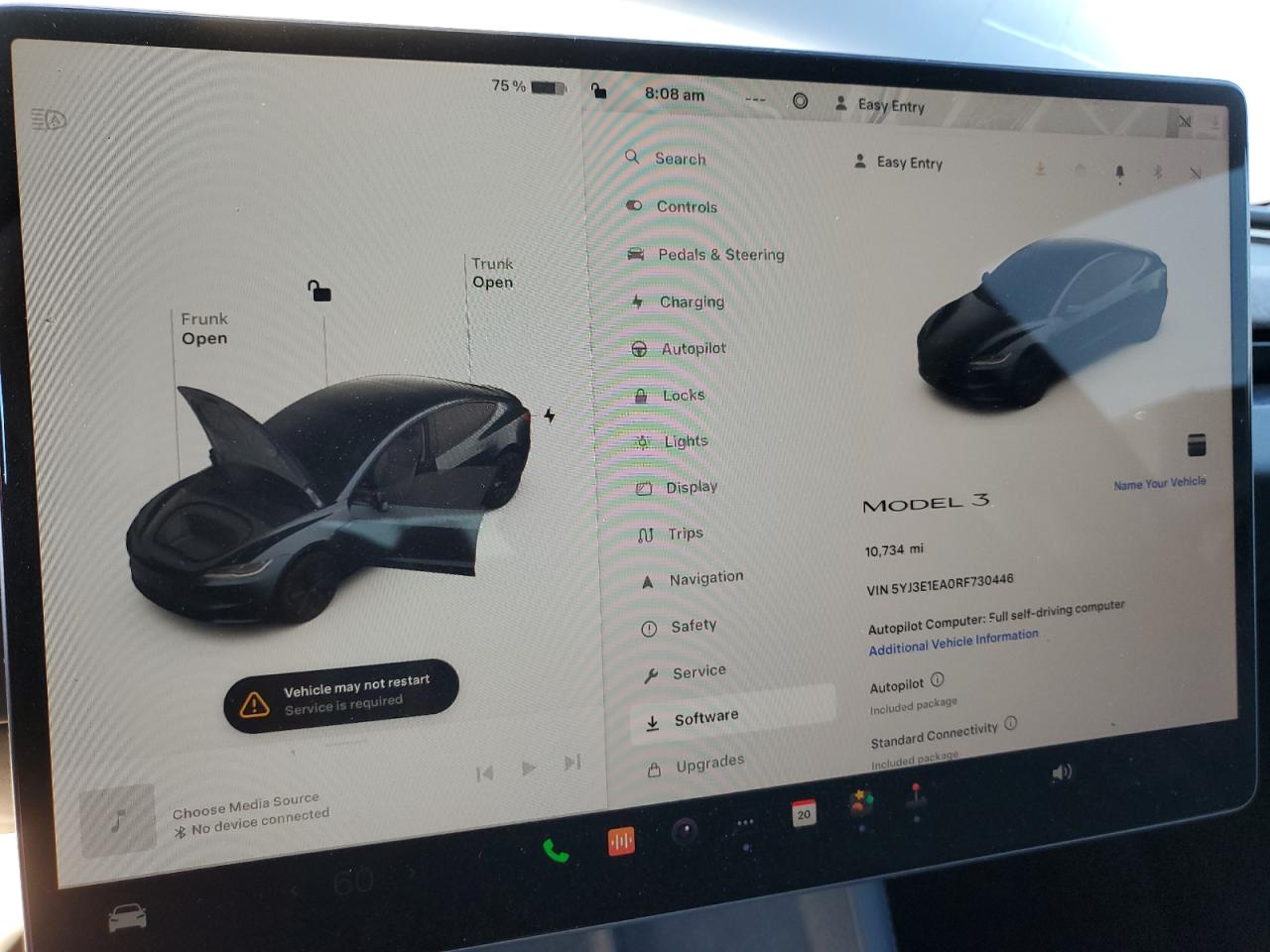 2024 TESLA MODEL 3  VIN:5YJ3E1EA0RF730446