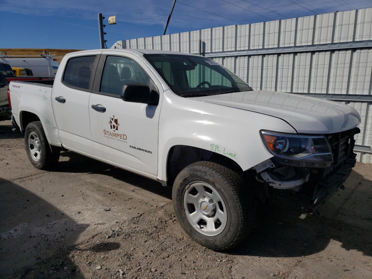 2022 CHEVROLET COLORADO  VIN:1GCGTBEN2N1134905