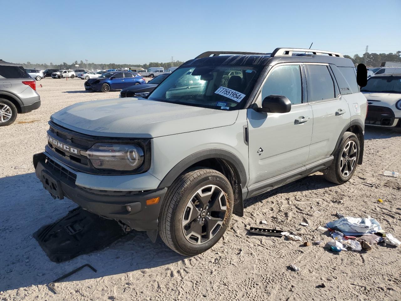 2023 FORD BRONCO SPORT OUTER BANKS VIN:3FMCR9C60PRD08055