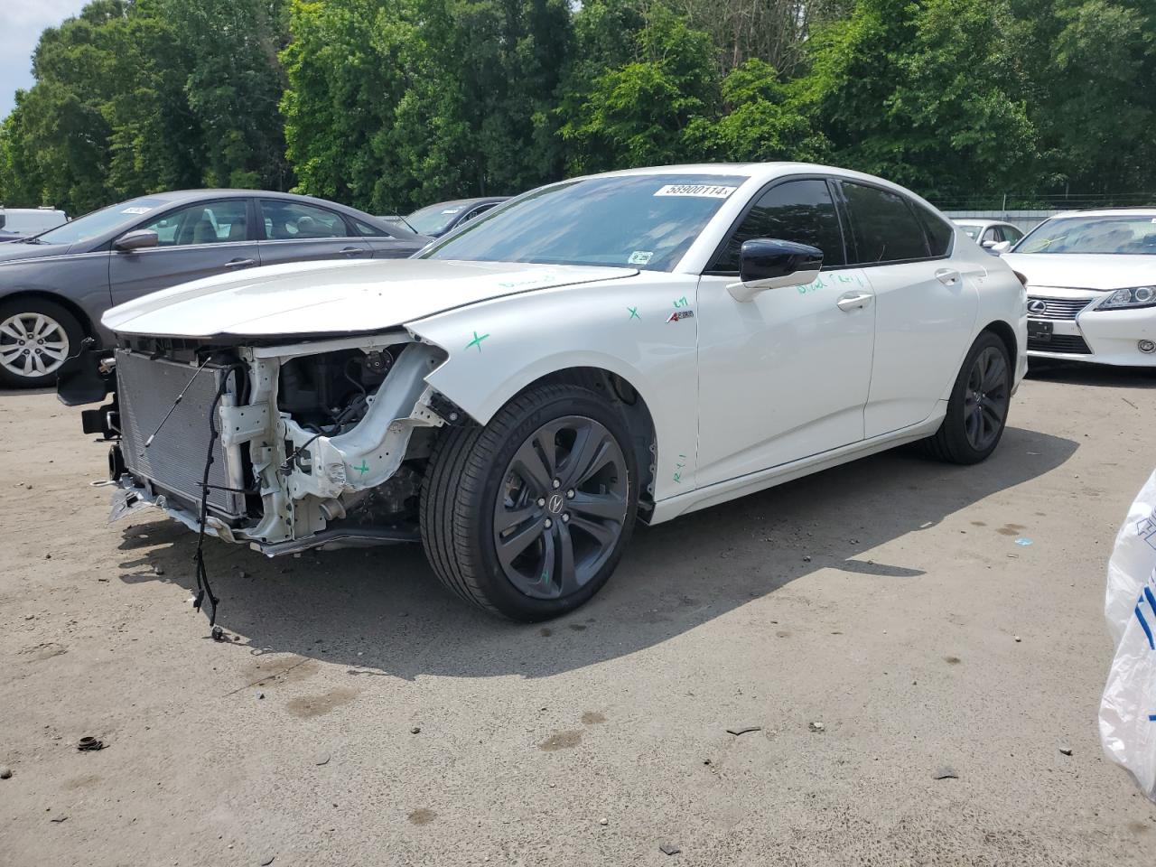 2023 ACURA TLX A-SPEC VIN:19UUB6F55PA000325