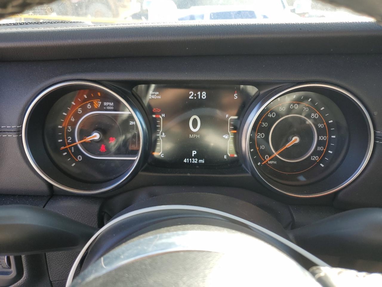 2022 JEEP GLADIATOR OVERLAND VIN:1C6HJTFG4NL135601