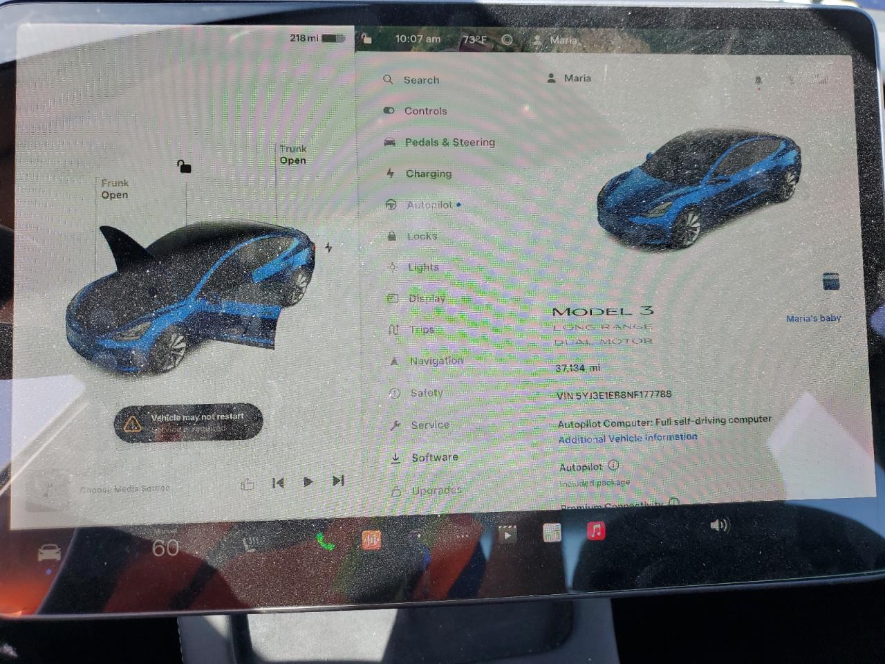 2022 TESLA MODEL 3  VIN:5YJ3E1EB8NF177788